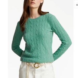 Ralph Lauren Cashmere Cable-Knit Sweater